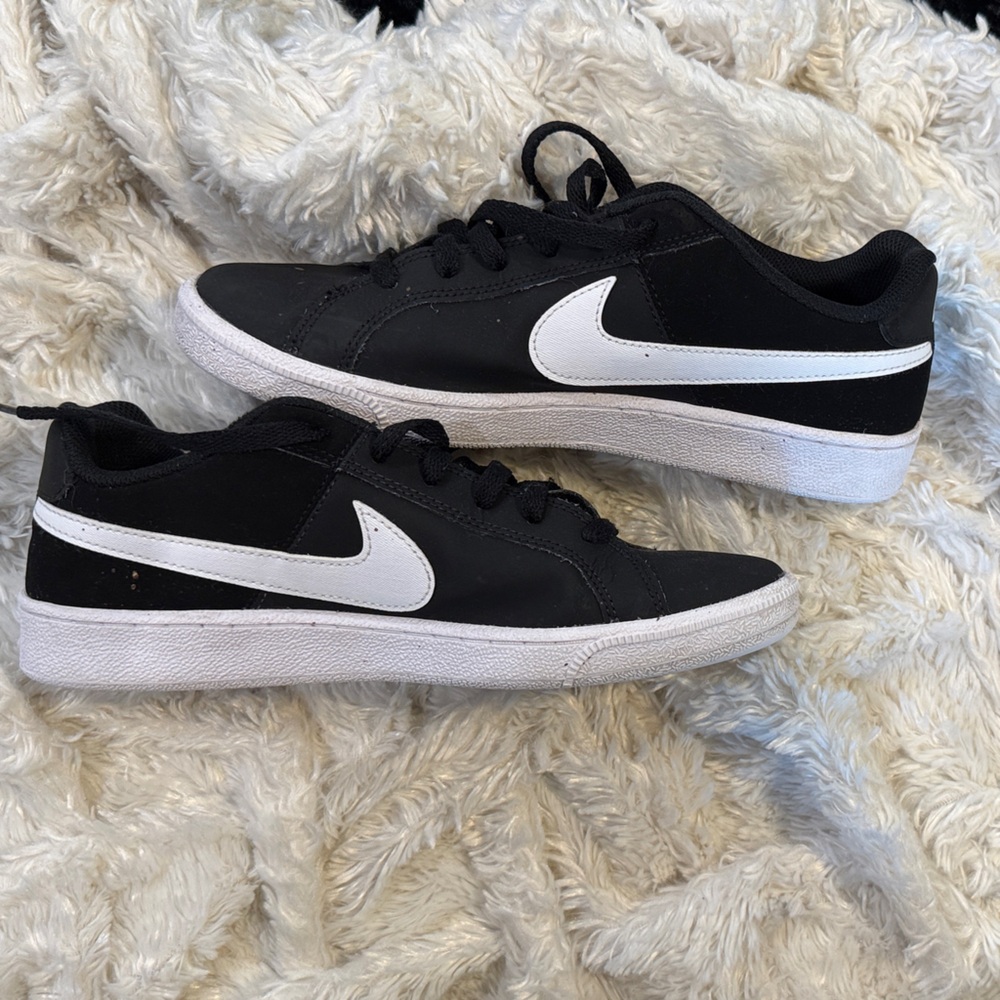 Black & White Nike Court Royale Sneakers